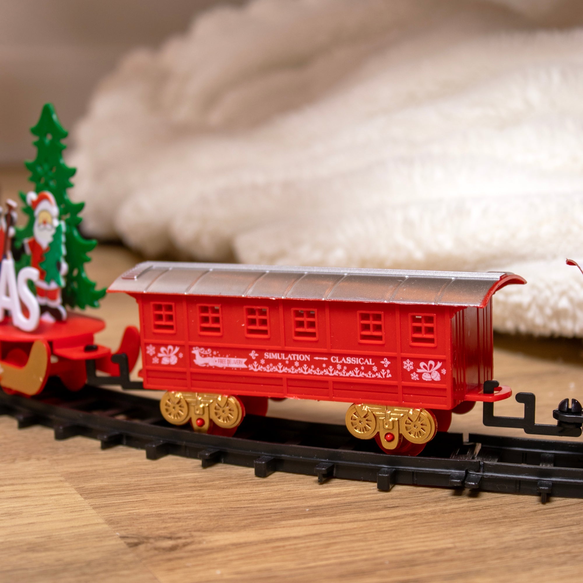 15 Piece Light Up Musical Christmas Train Set