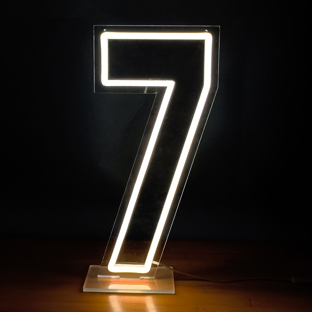 Large Light Neon Number