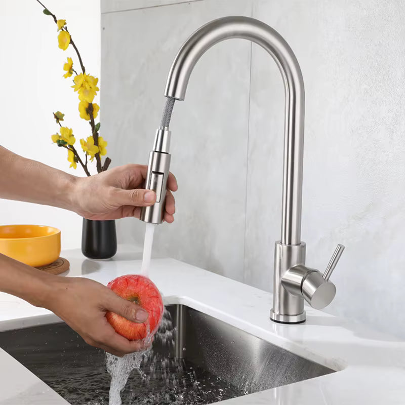 Pull Down Spray Single Lever Kitchen Tap