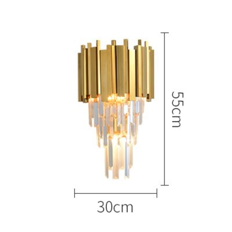 Art Deco Postmodern Stainless Steel Led Lamp