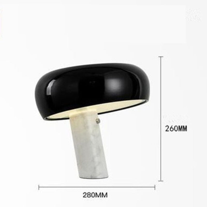 Mushroon Table Lamp Marble Kid Study Led