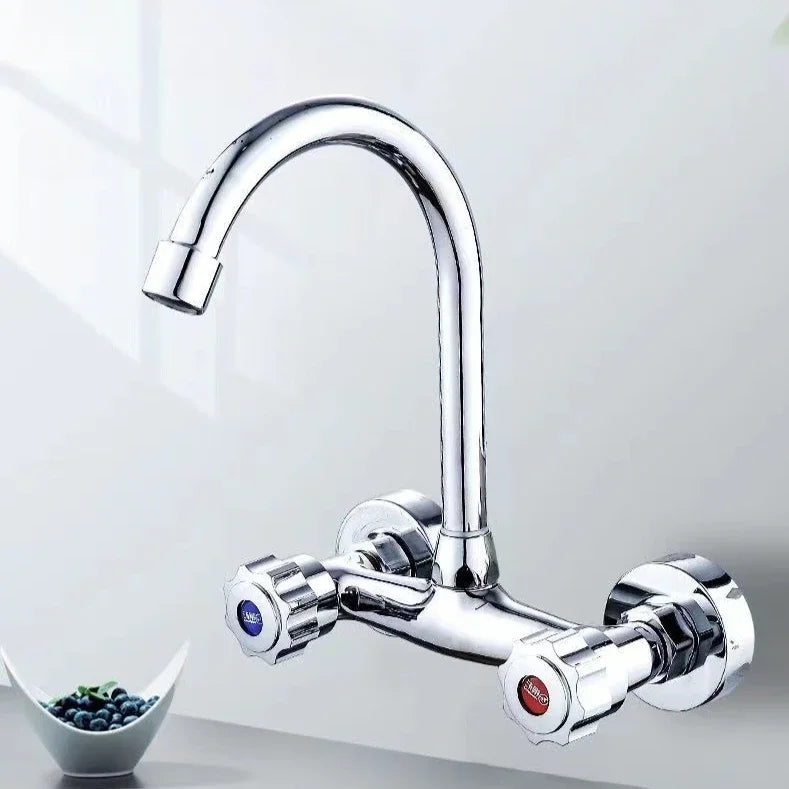 Wall-Mounted Kitchen Mixer Tap