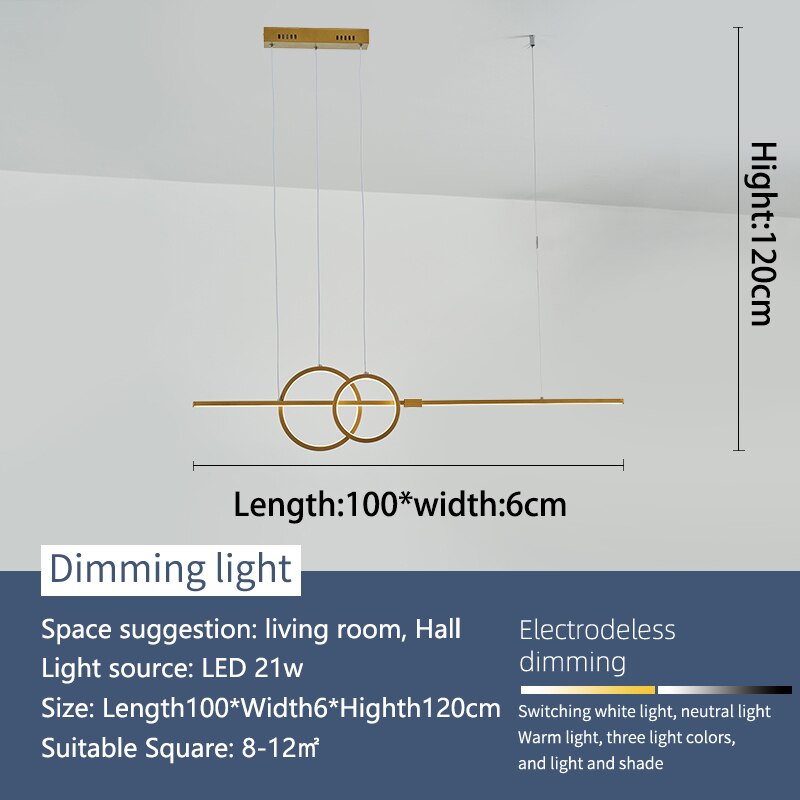 Gleam Sphere Nordic Style Simple Chandelier