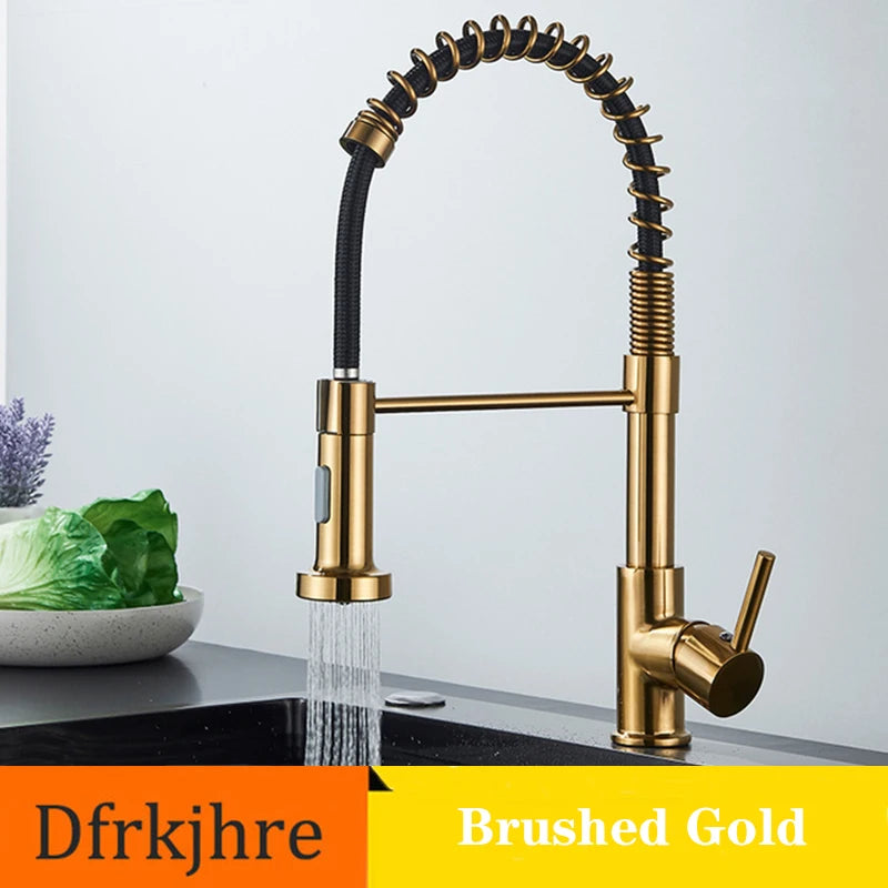 Pull Down Spray Single Lever Kitchen Tap