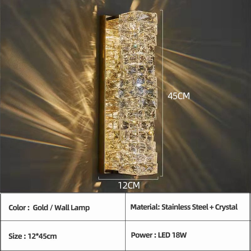 Creative Crystal Wall Lamps