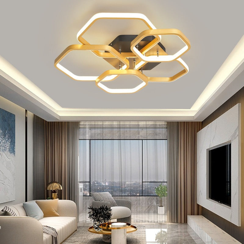 Honey Glam Modern Led Chandelier