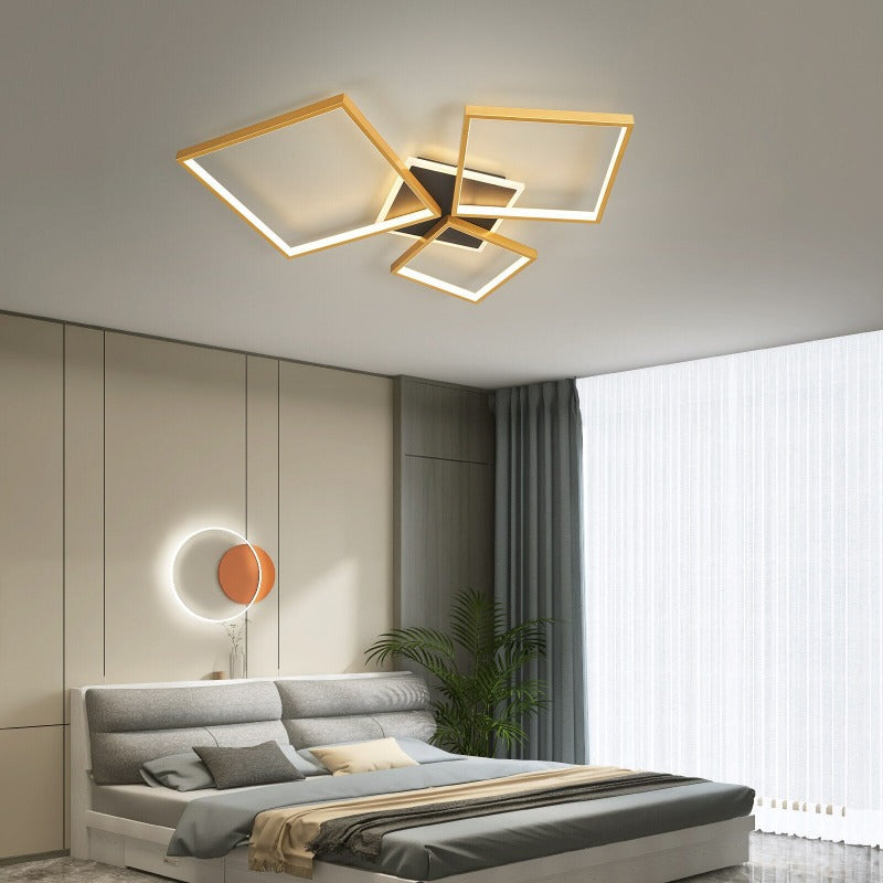 Glamour Squares Modern Led Chandelier