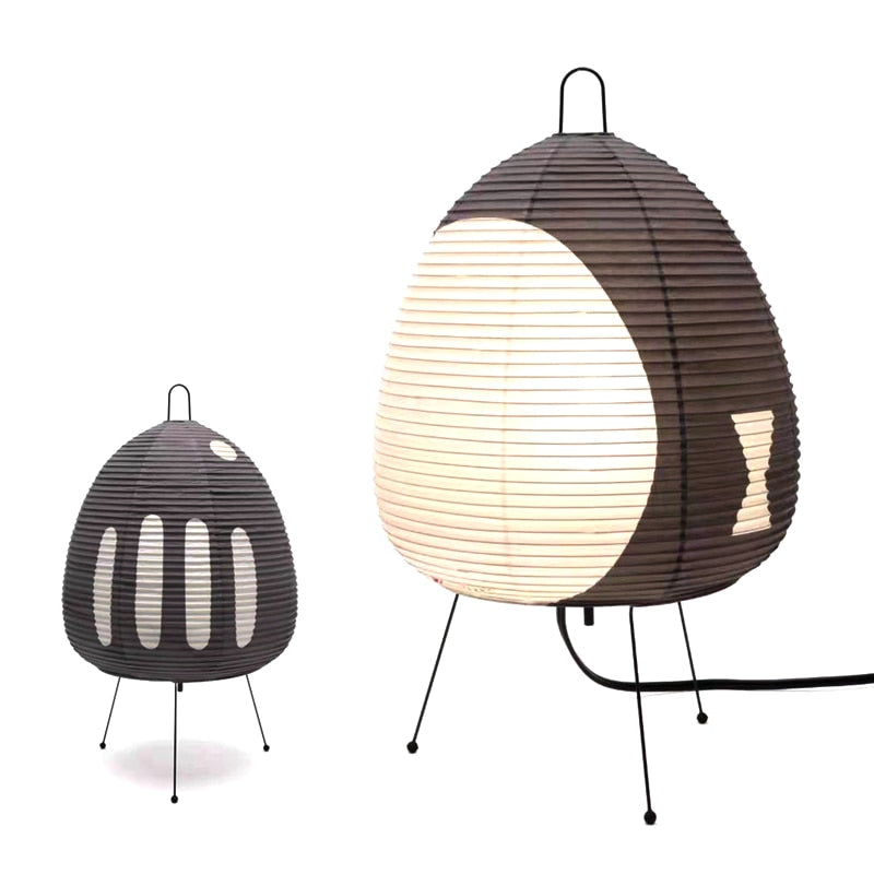 Japanese Style Paper Tripod Table Lamp