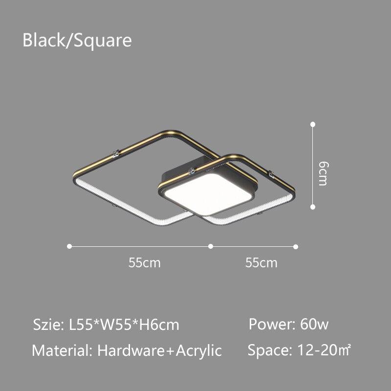 Almeria Modern Led Ceiling