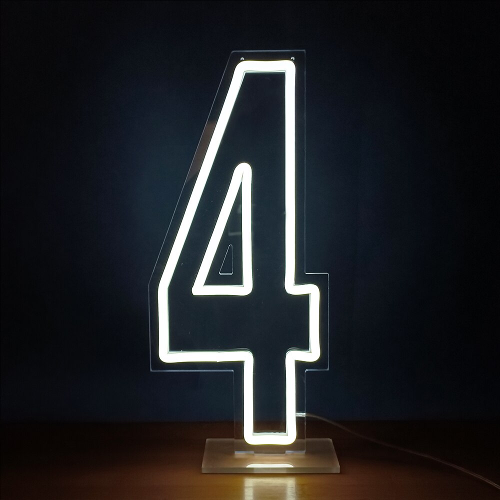 Large Light Neon Number