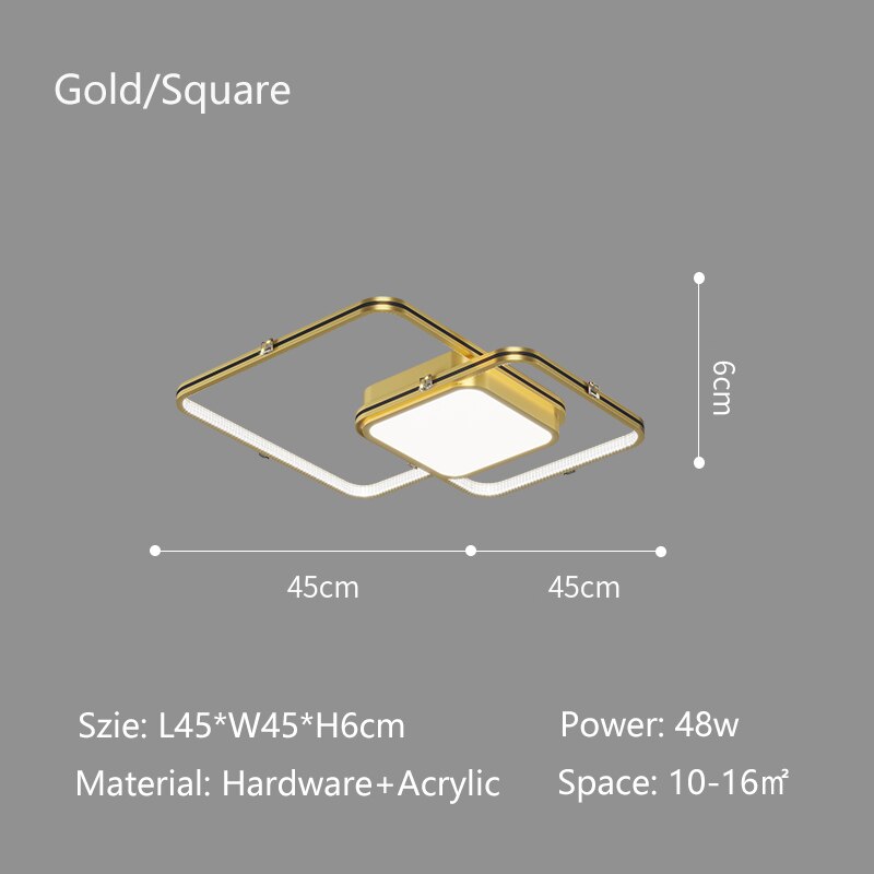 Almeria Modern Led Ceiling