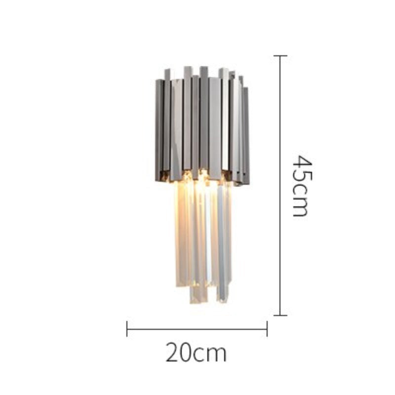 Art Deco Postmodern Stainless Steel Led Lamp