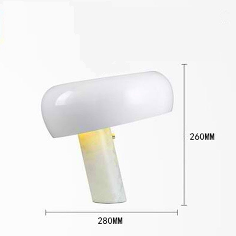 Mushroon Table Lamp Marble Kid Study Led