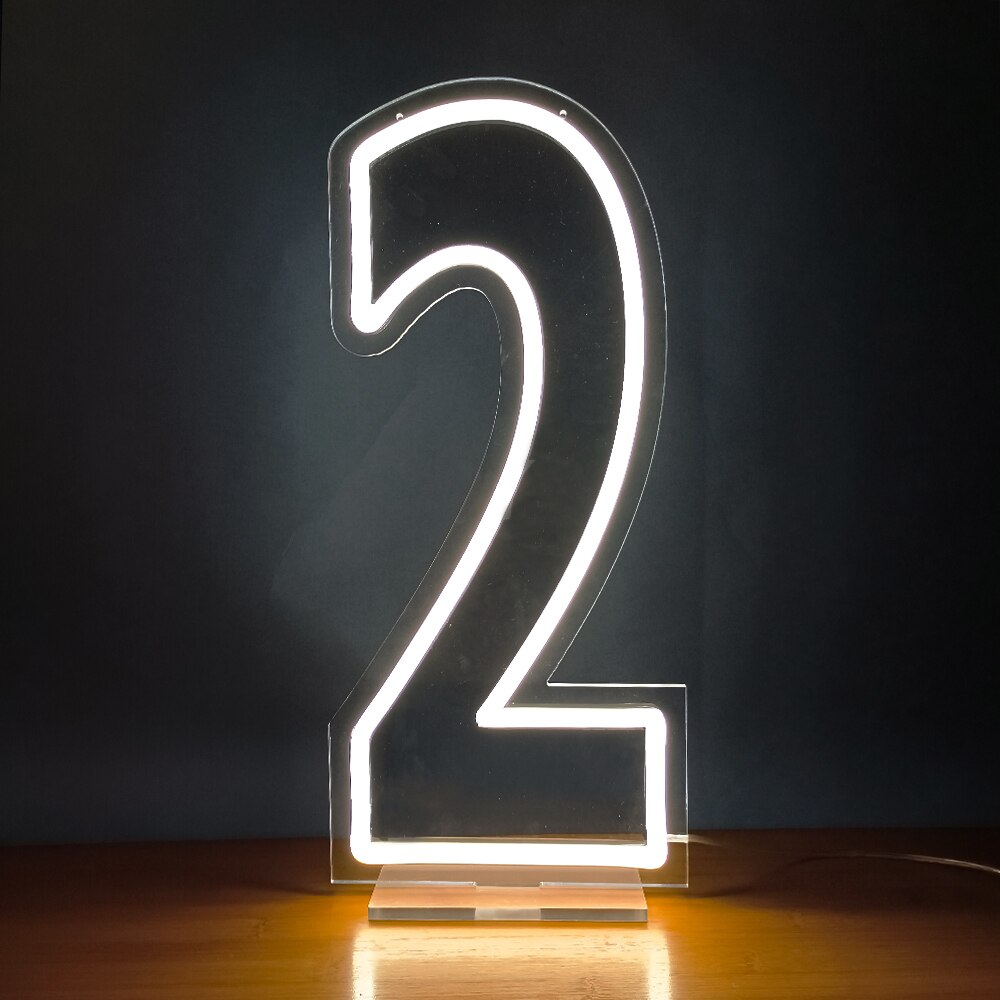 Large Light Neon Number