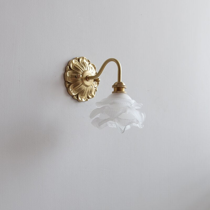 Vintage Classic Frosted Glass Led Wall Light