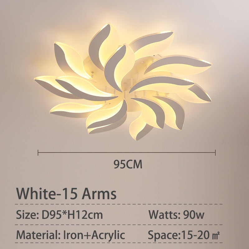 Glamour Fan Modern Led Ceiling