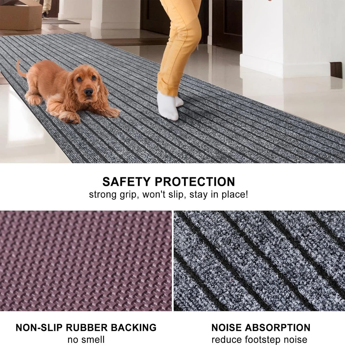 Washable non-slip carpet