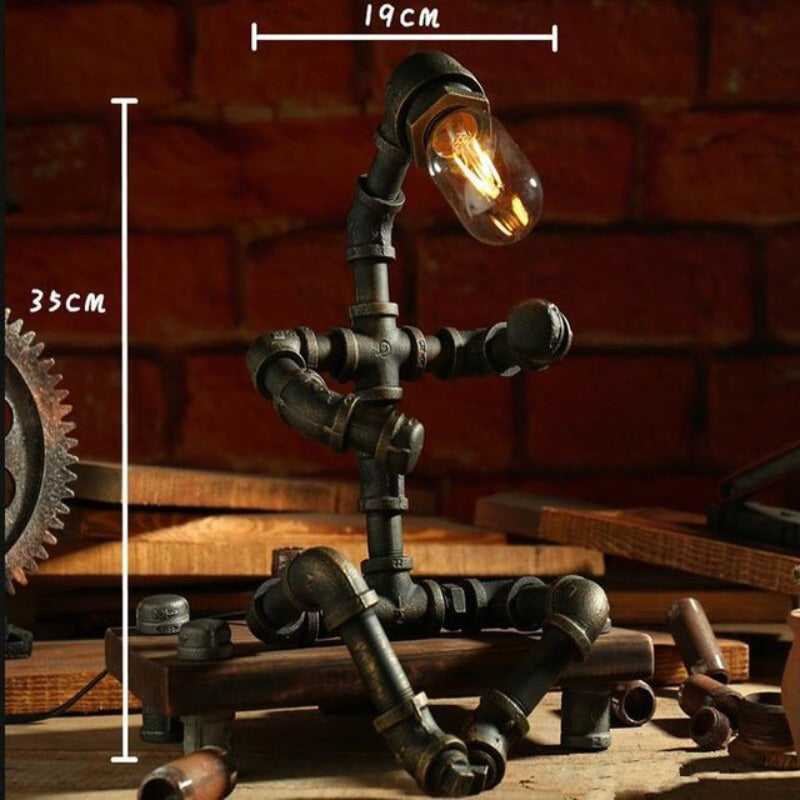 Iron Robot Led Desk Lamp