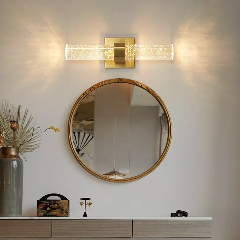 Celestial Shine Modern Golden Led Wall Lamp