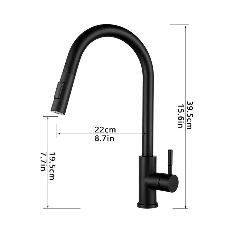 Pull Down Spray Single Lever Kitchen Tap