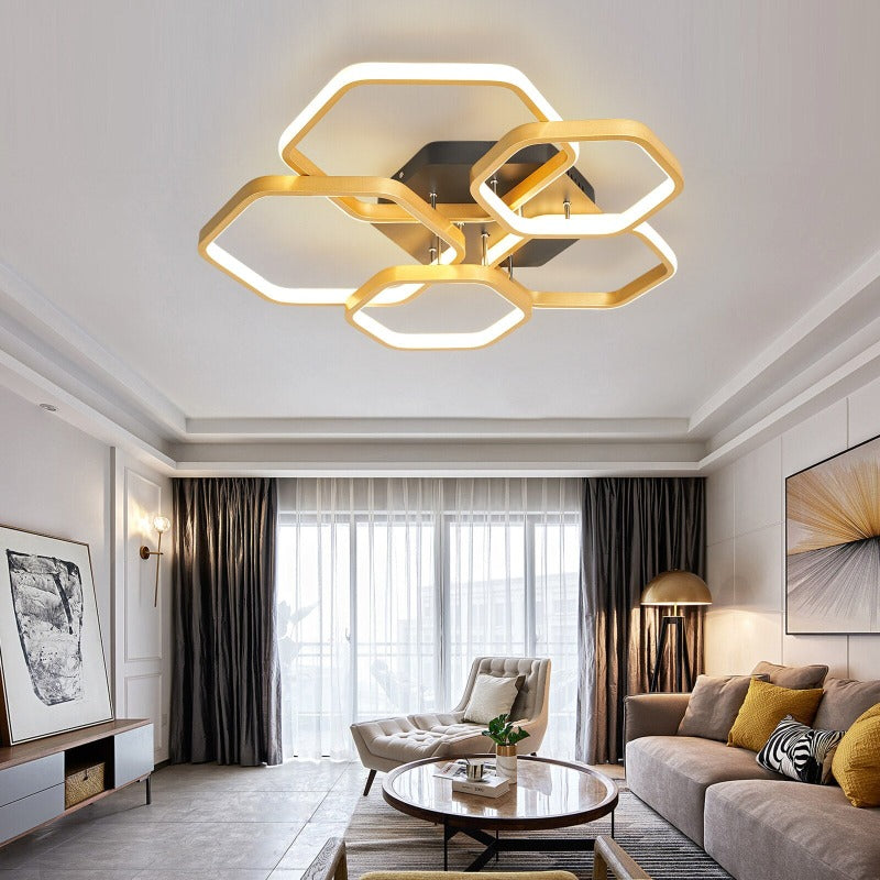 Honey Glam Modern Led Chandelier