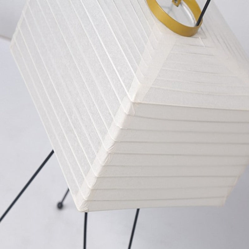 Japanese Creative Paper Tripod Floor Lamp