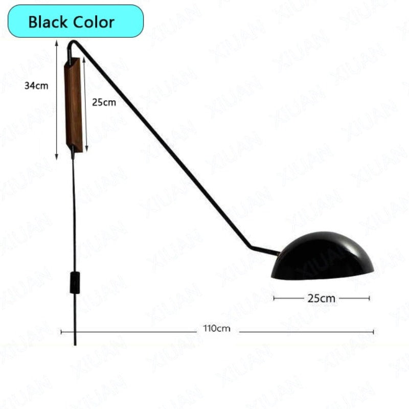 American Style Long Arm Wall Lamp