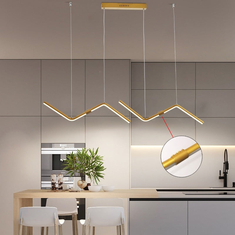 Modern Waves Led Pendant Lights