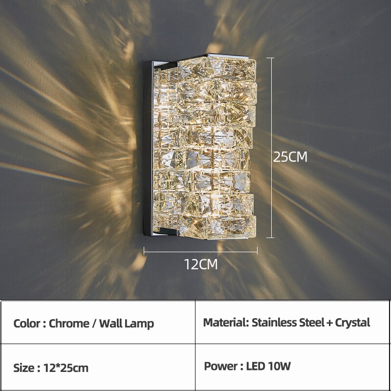 Creative Crystal Wall Lamps