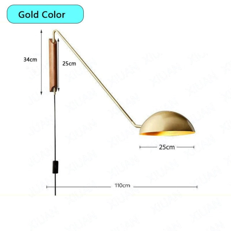 American Style Long Arm Wall Lamp
