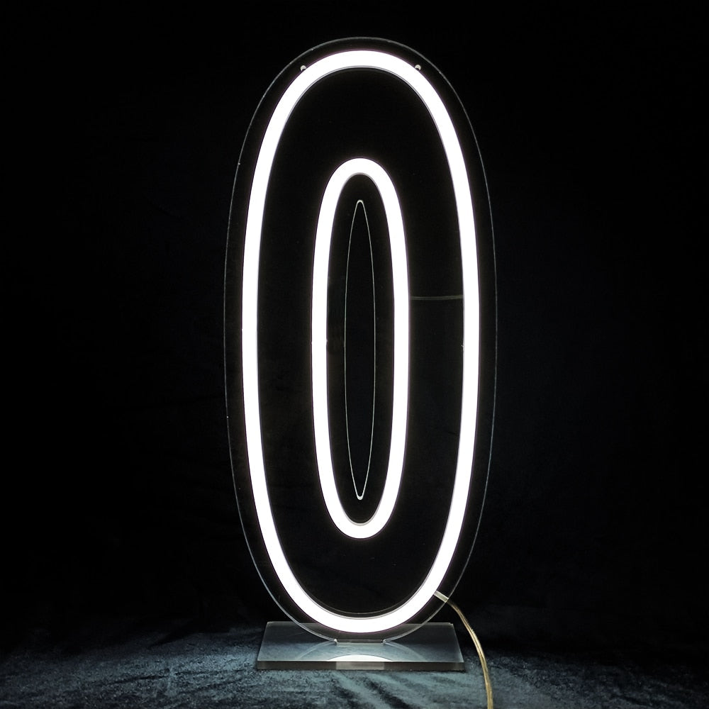 Large Light Neon Number