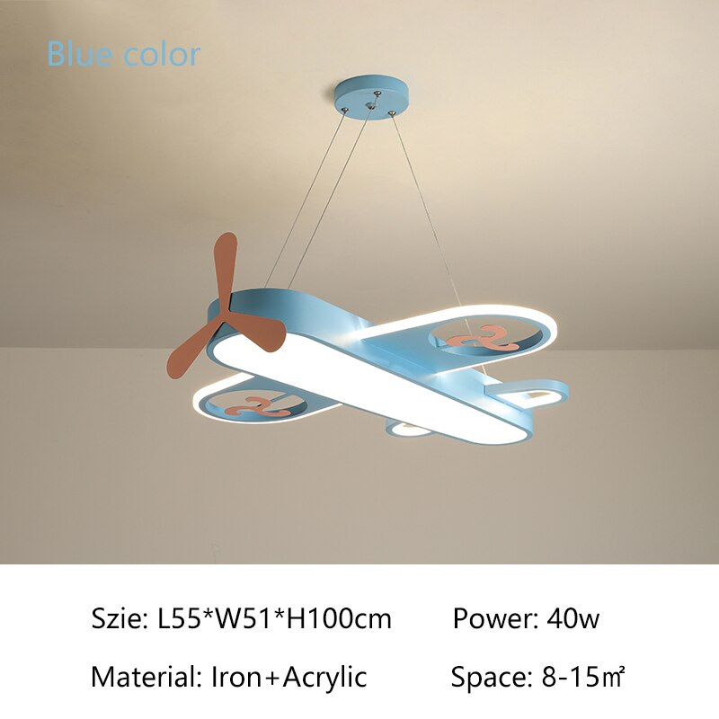 Creative Plane Children Pendant Light