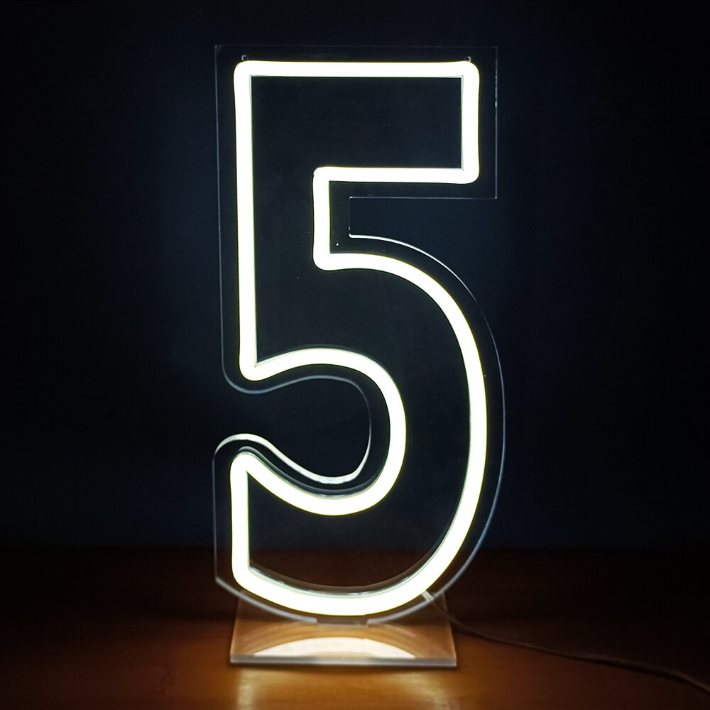 Large Light Neon Number