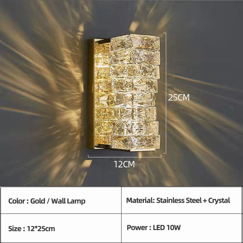 Creative Crystal Wall Lamps