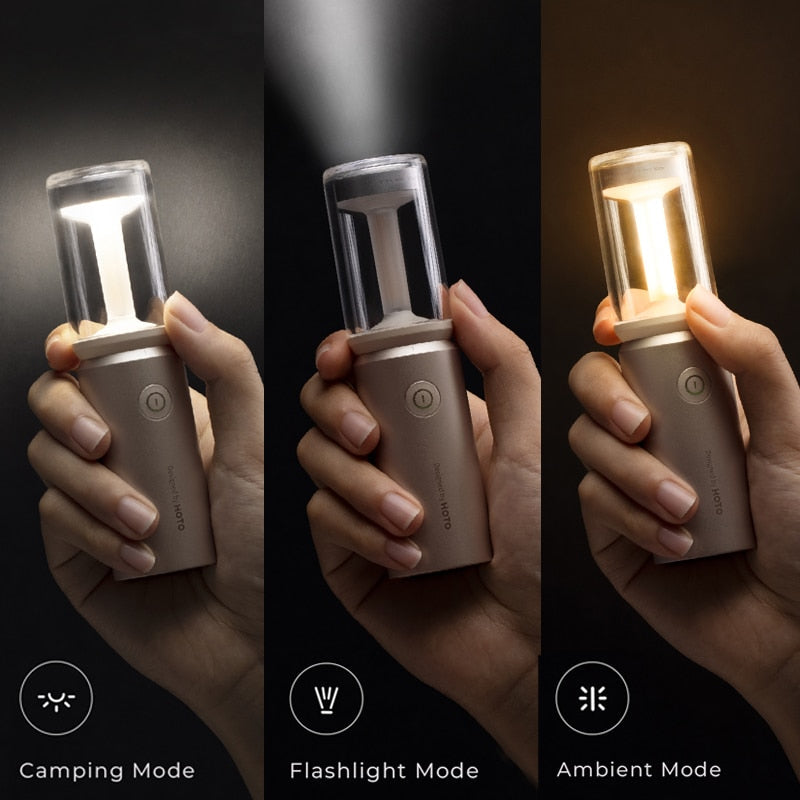 Camping Light Rechargeable Waterproof Flashlight