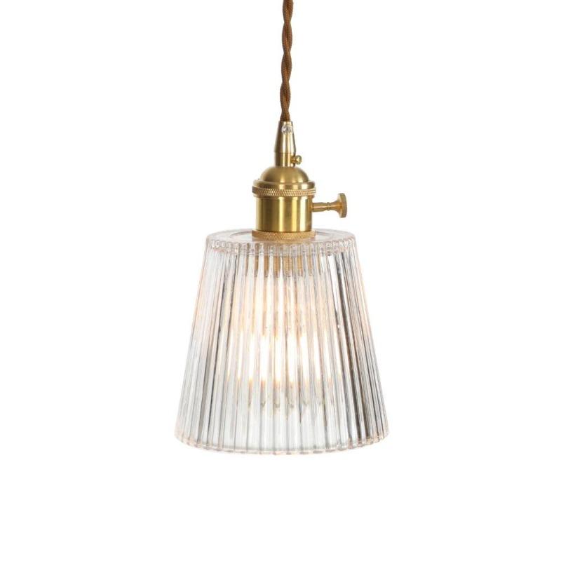 Vintage Textured Glass Pendant Lights