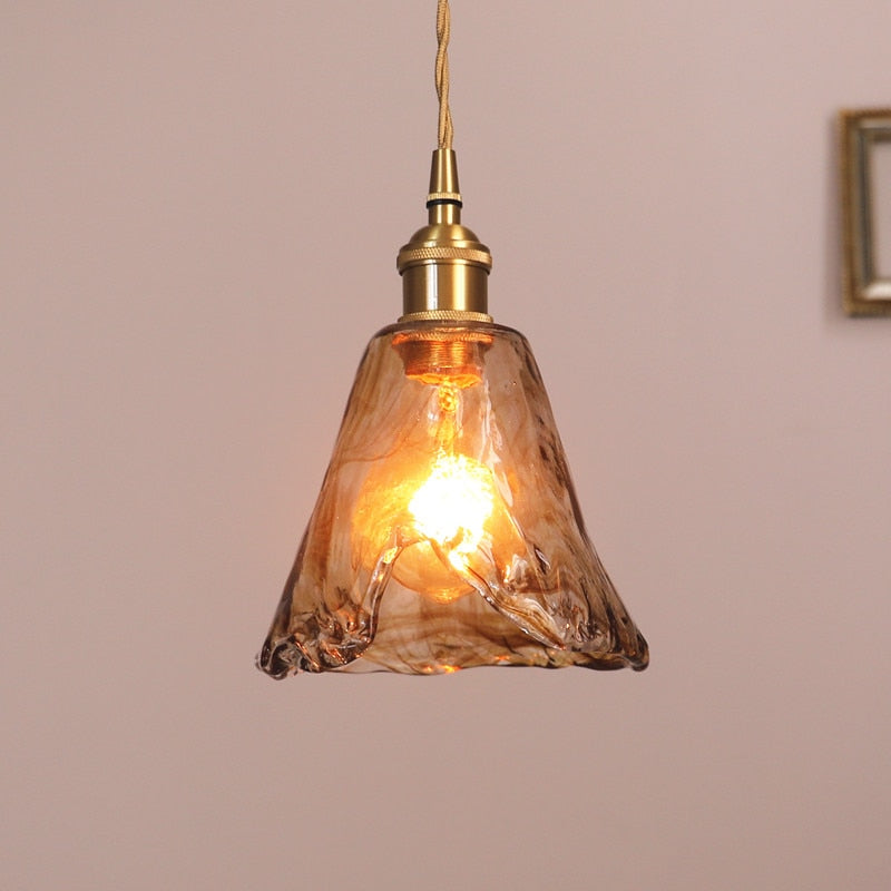 Vintage Handcrafted Glass Pendant Lights