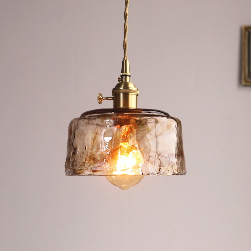 Vintage Handcrafted Glass Pendant Lights