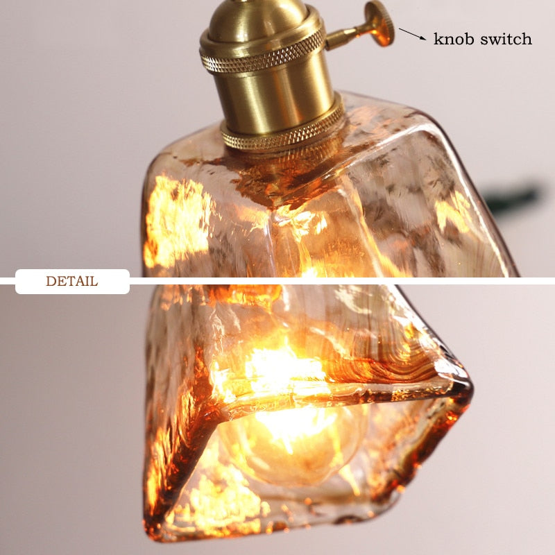 Vintage Handcrafted Glass Pendant Lights