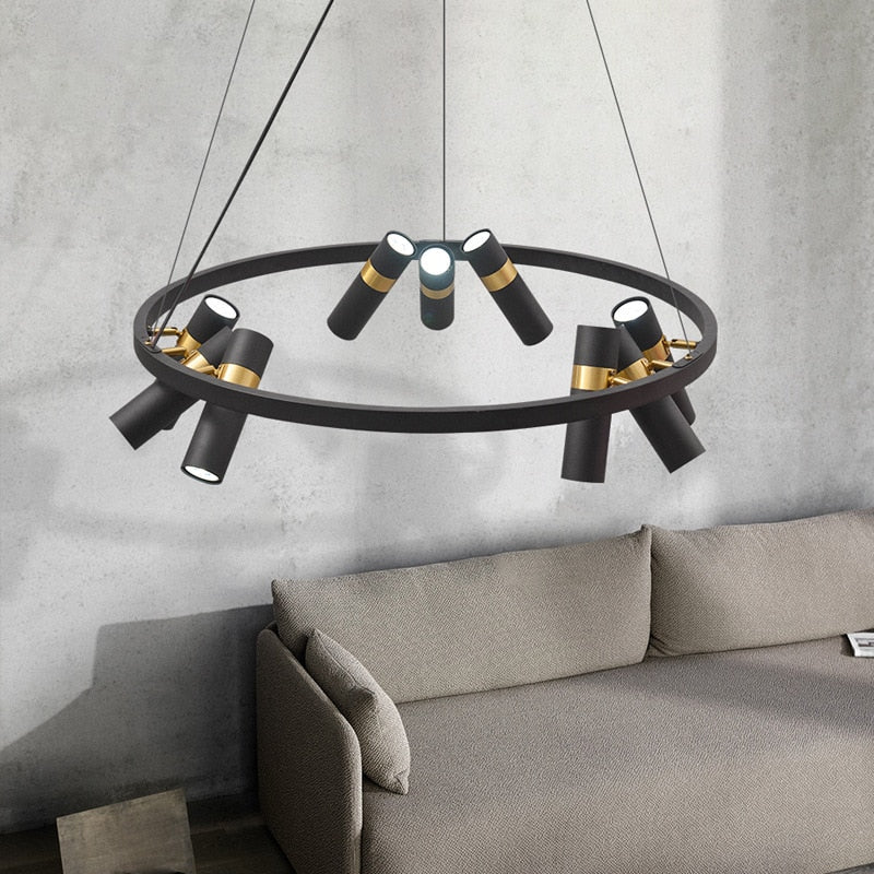 Modern Multi-Bulb Chandelier