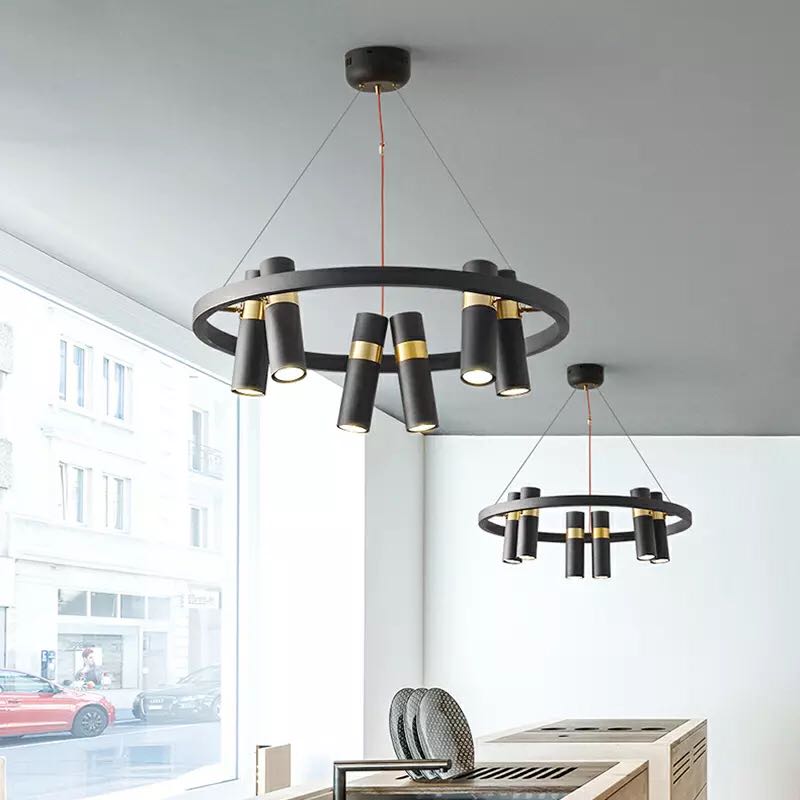 Modern Multi-Bulb Chandelier