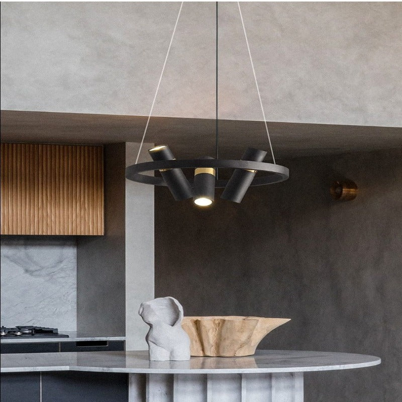 Modern Multi-Bulb Chandelier